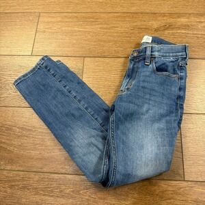 Abercrombie Kids Girls Skinny Jeans Blue Distressed Blue Size 9/10